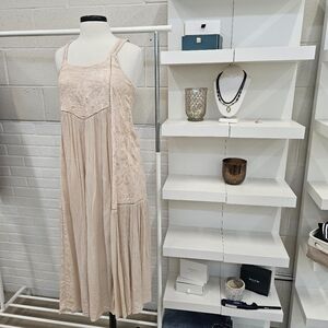 Beaded Paneled Dress